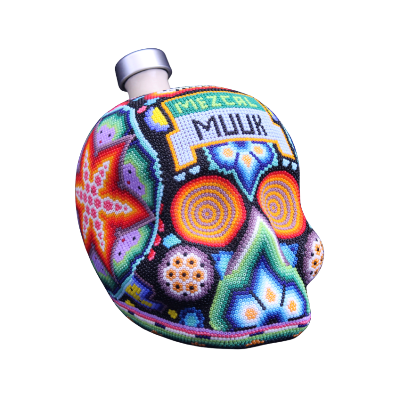 Calavera Huichol -136
