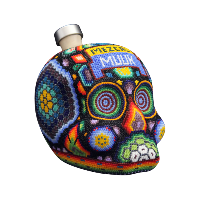 Calavera Huichol -251
