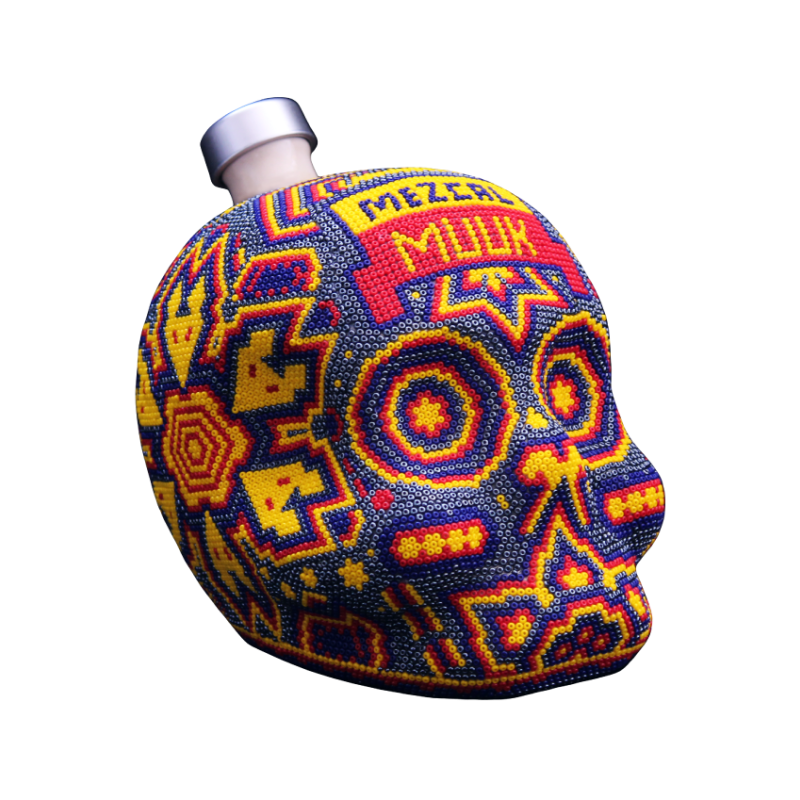 Calavera Huichol -57