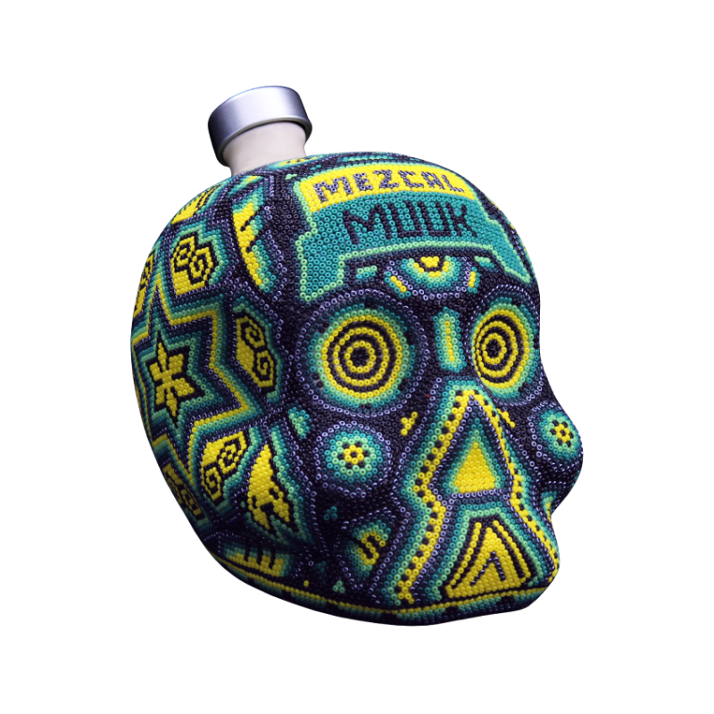 Calavera Huichol -82