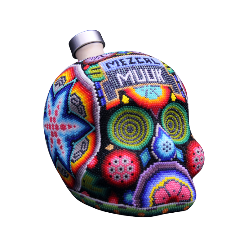 Calavera Huichol -125