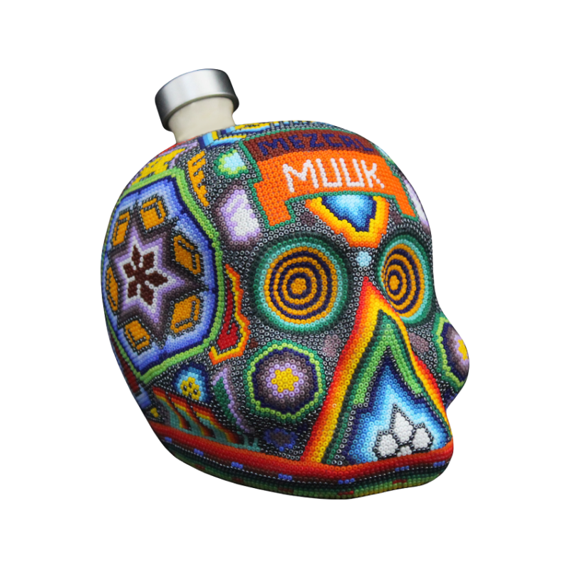 Calavera Huichol -214