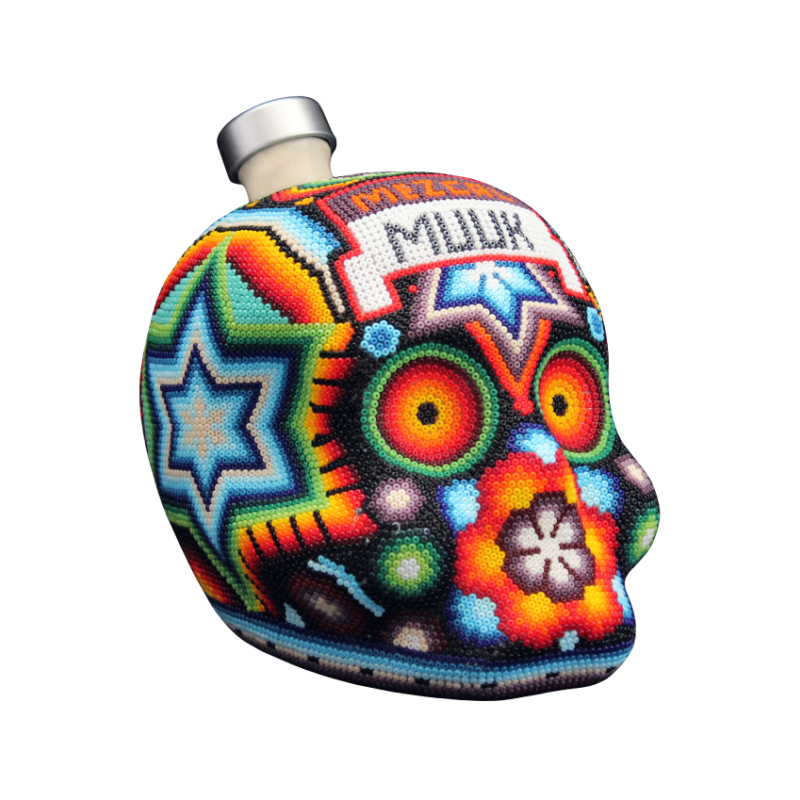 Calavera Huichol -253