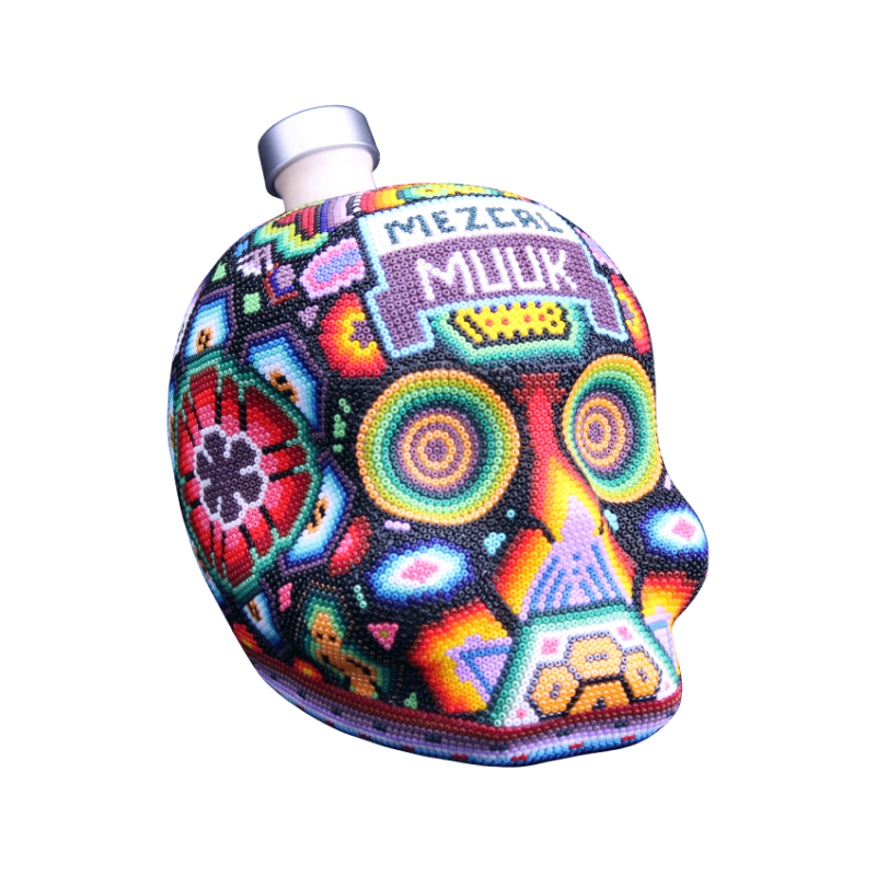 Calavera Huichol -128