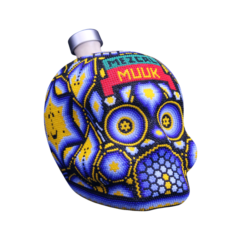 Calavera Huichol -142