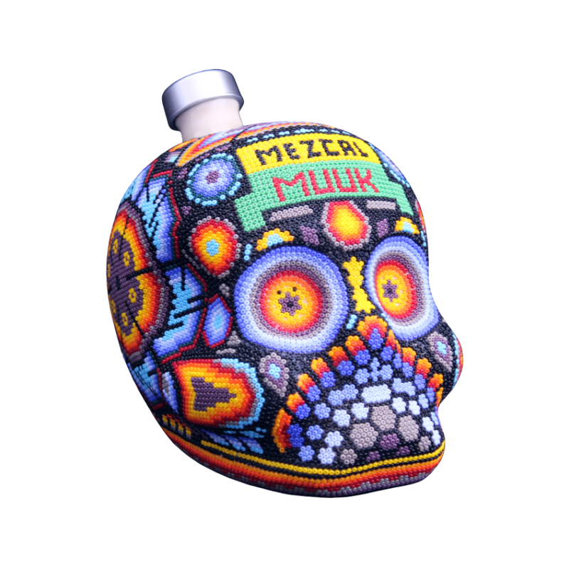 Calavera Huichol -129