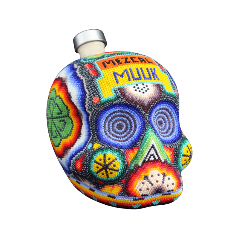 Calavera Huichol -236