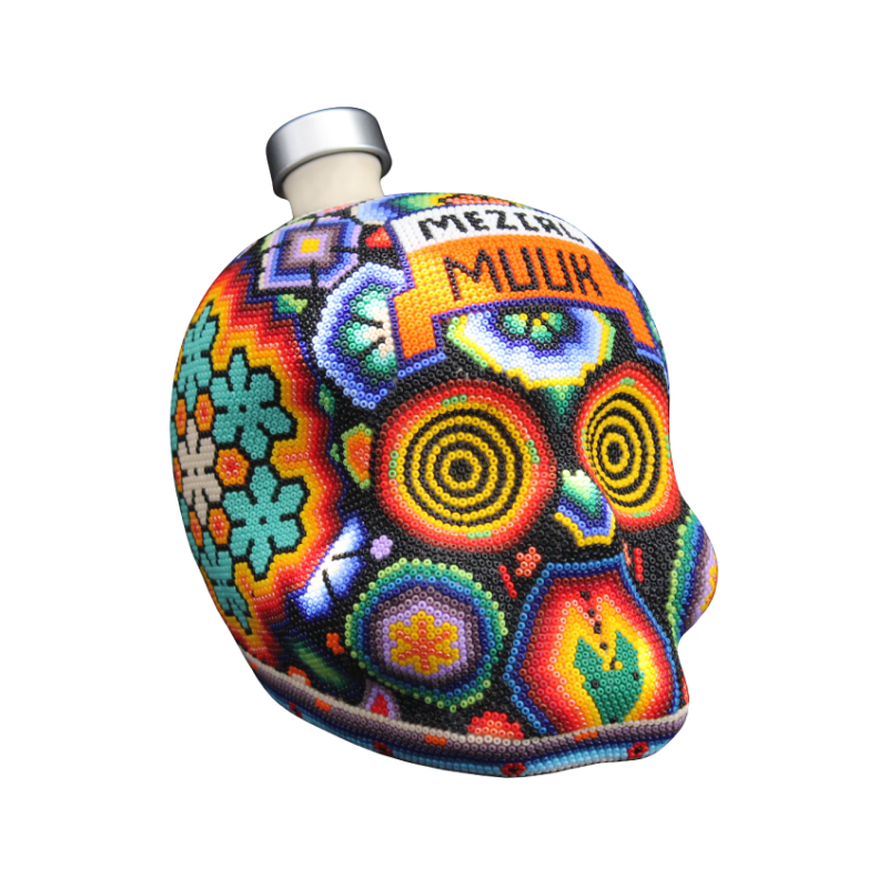 Calavera Huichol -172