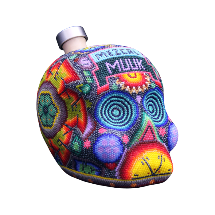 Calavera Huichol -126