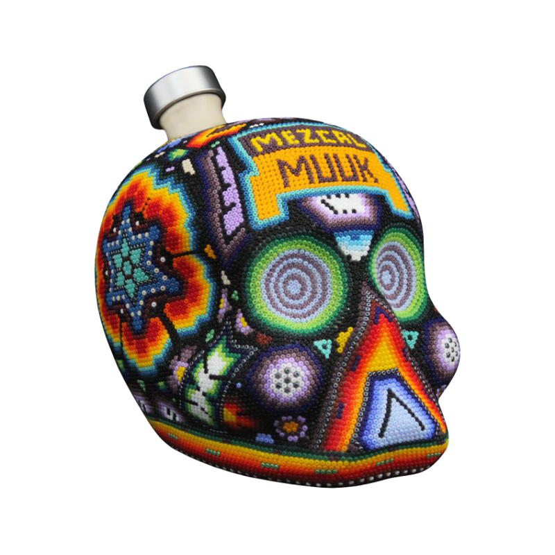 Calavera Huichol -219