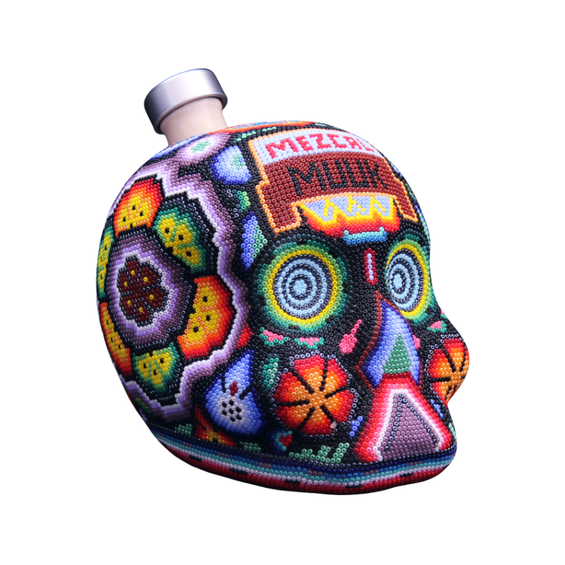 Calavera Huichol -123