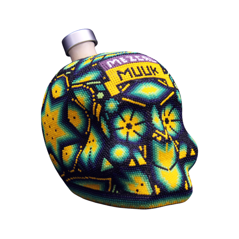 Calavera Huichol -107