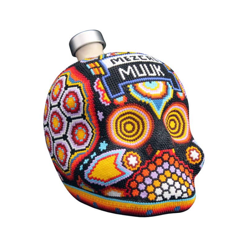 Calavera Huichol -258