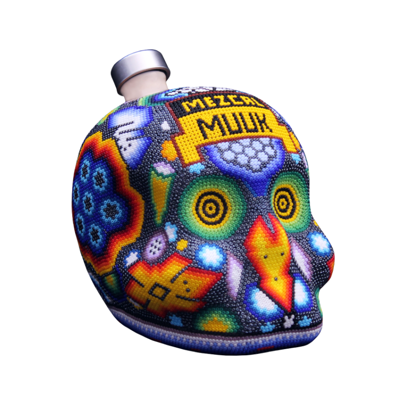 Calavera Huichol -116