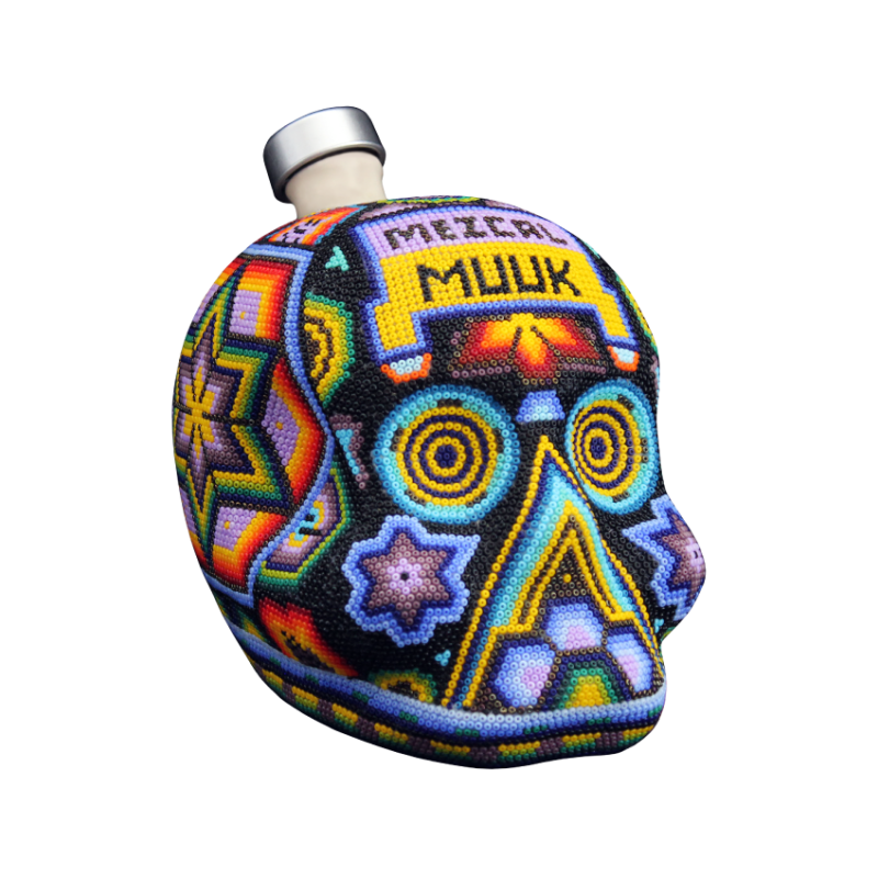 Calavera Huichol -167