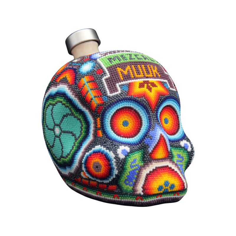 Calavera Huichol -254
