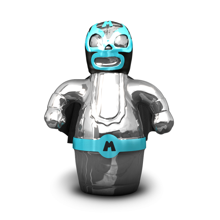 Luchador Plata   - Tequila Cristalino