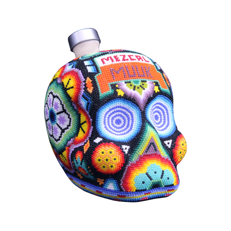 Calavera Huichol -132