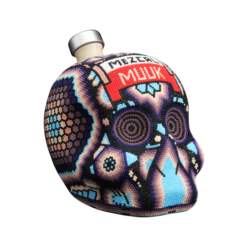 Calavera Huichol -261