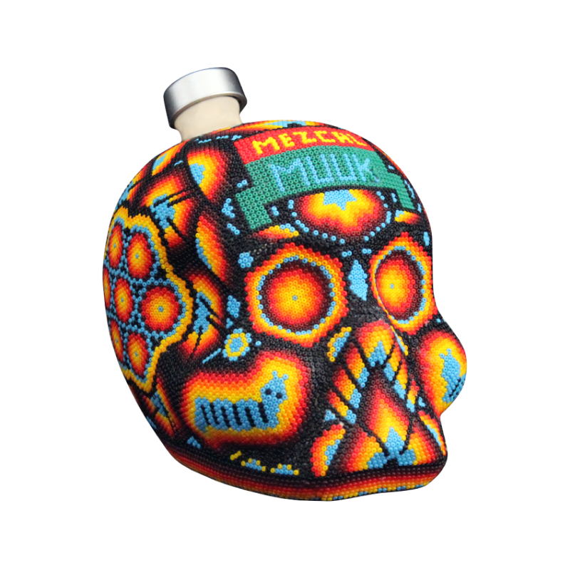 Calavera Huichol -235